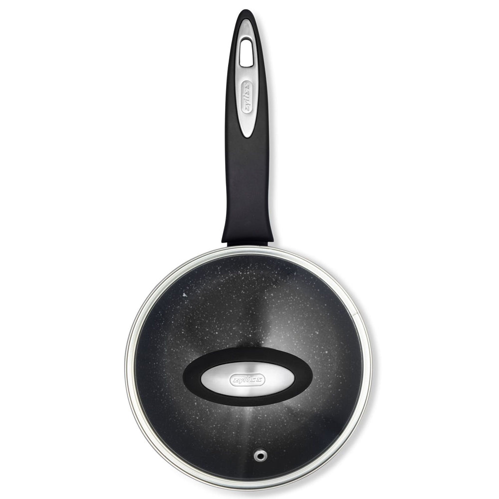 14710-zyliss-ultimate-forged-16cm-1-5l-non-stick-saucepan-w-lid-cover-black