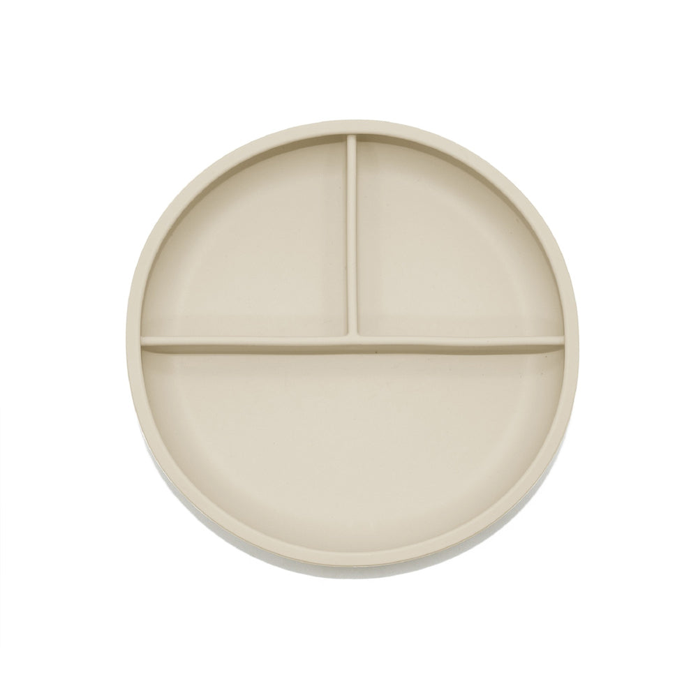 1501007-playette-silicone-divided-baby-infant-plate-sand-4m