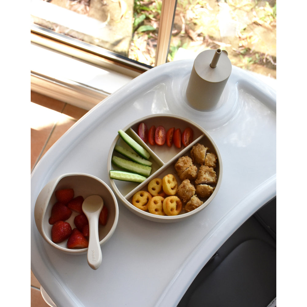 1501009-playette-silicone-baby-infant-feeding-set-sand-4m