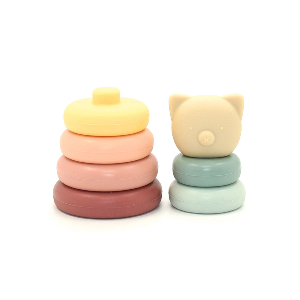 1501019-playette-silicone-bear-round-stacker-baby-infant-play-toy-4m