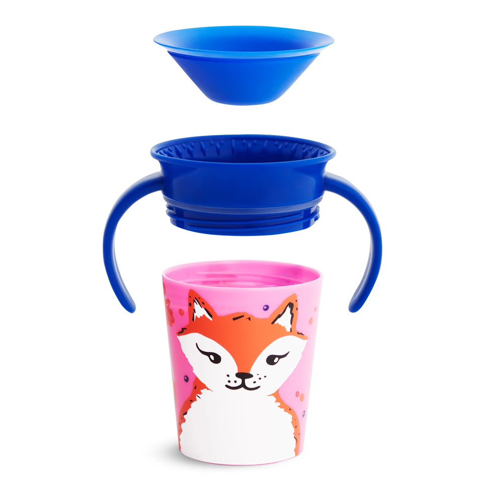17423-munchkin-177ml-miracle-360-wild-love-trainer-cup-baby-toddler-6m-assorted
