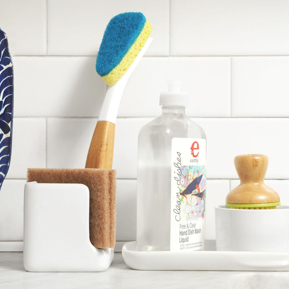 28802-full-circle-laid-back-2-dish-plate-sponge-triangle-w-bamboo-handle