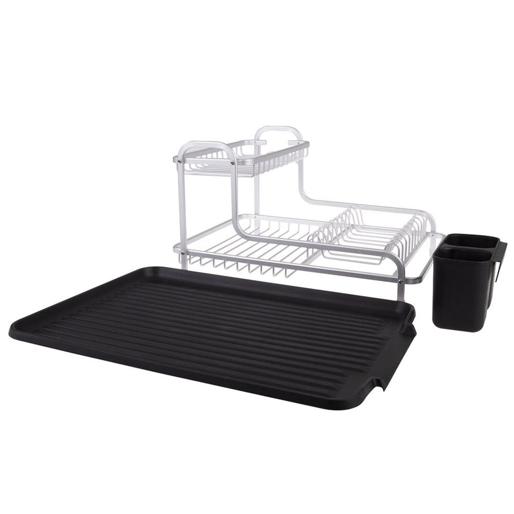 4576-1-d-line-2-tier-aluminium-40cm-dish-rack-w-draining-board-black