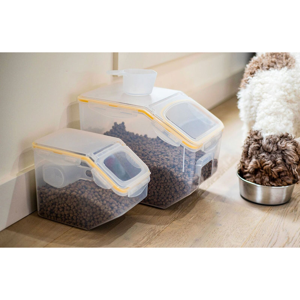 70896-2pk-lock-lock-cat-dog-pet-dry-food-storage-w-scoop-set-yellow