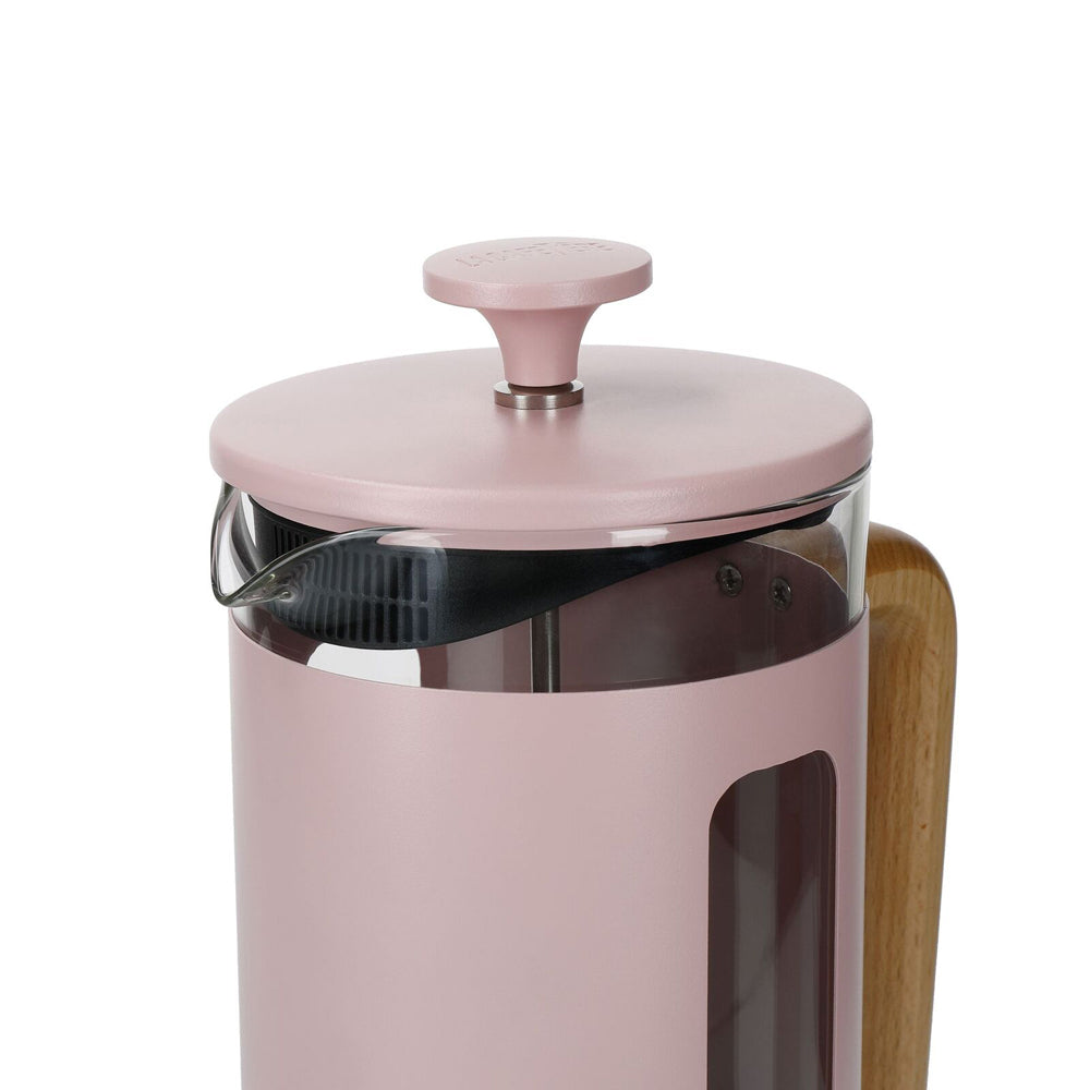 83246-la-cafetiere-pisa-8-cup-1l-stainless-steel-glass-coffee-french-press-pink