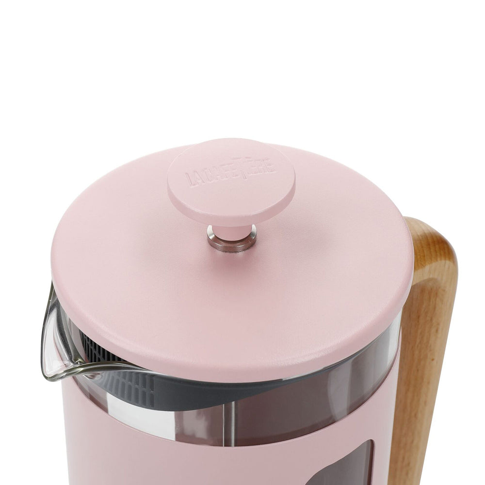 83246-la-cafetiere-pisa-8-cup-1l-stainless-steel-glass-coffee-french-press-pink