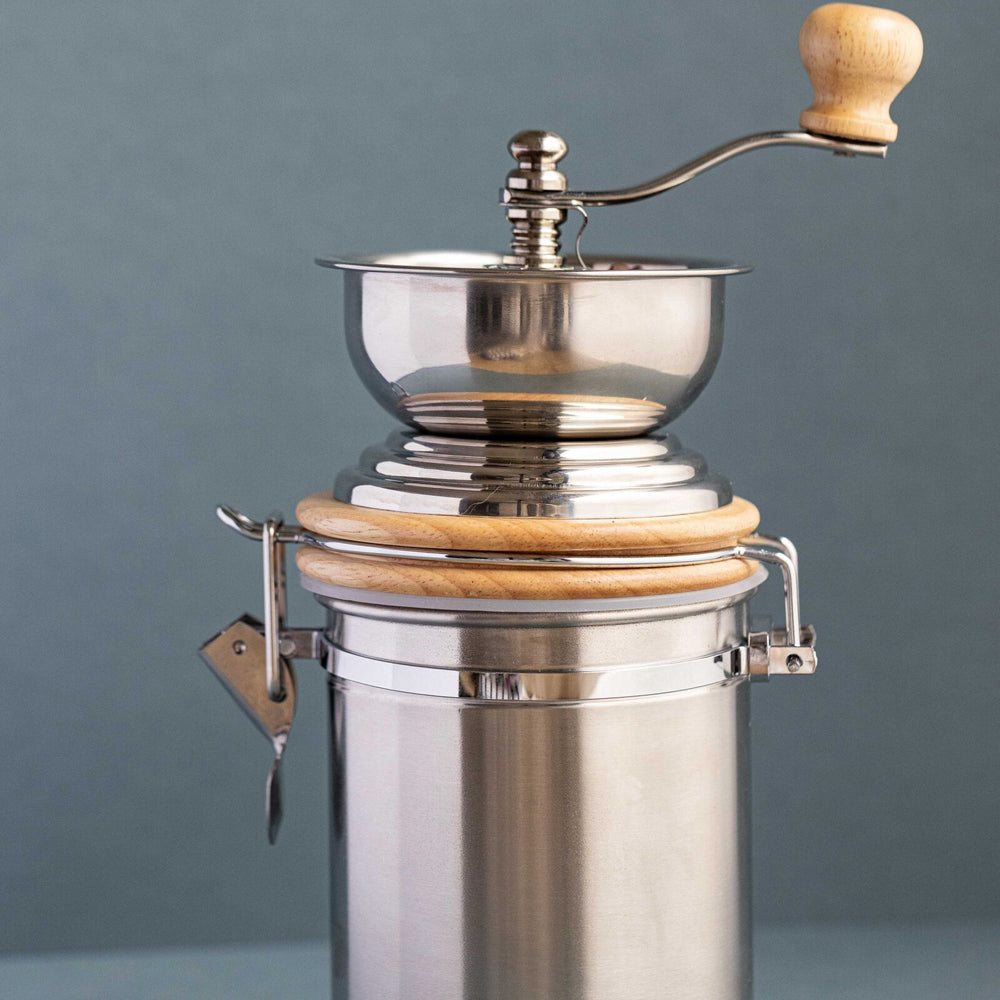 83312-la-cafetiere-25cm-manual-stainless-steel-coffee-grinder-silver