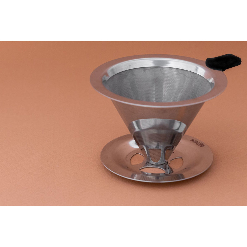 83325-la-cafetiere-12cm-pour-over-stainless-steel-coffee-dripper-silver