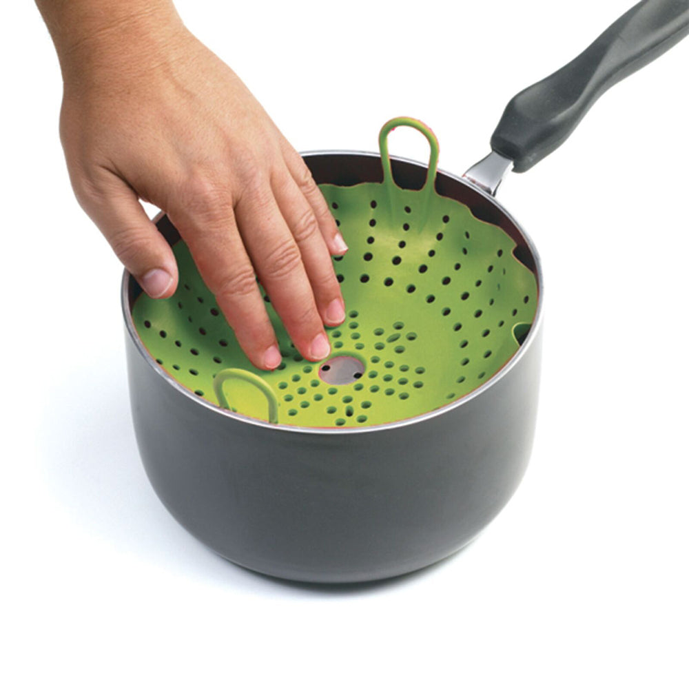 84066-chefn-vibe-29-5cm-silicone-vegetable-steamer-green