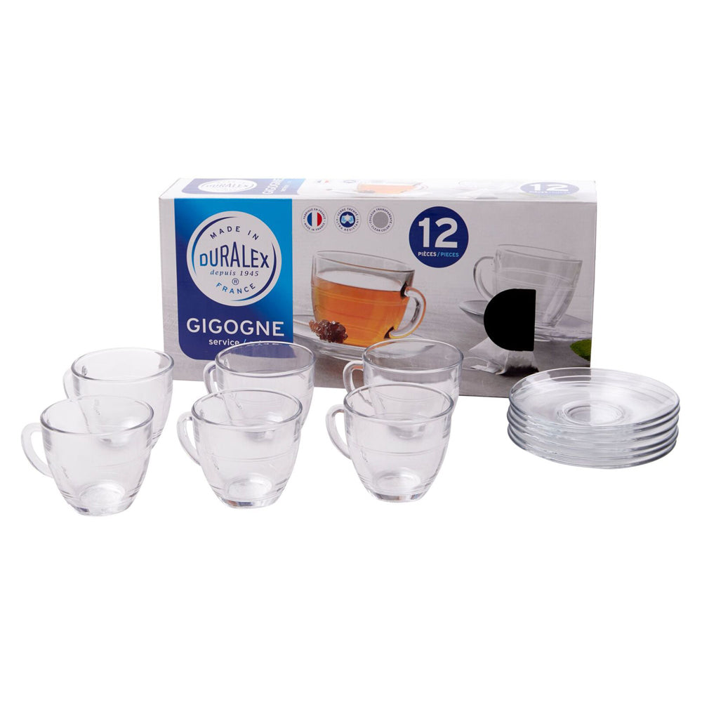 88150-6pc-duralex-gigogne-220ml-tea-cup-saucer-clear