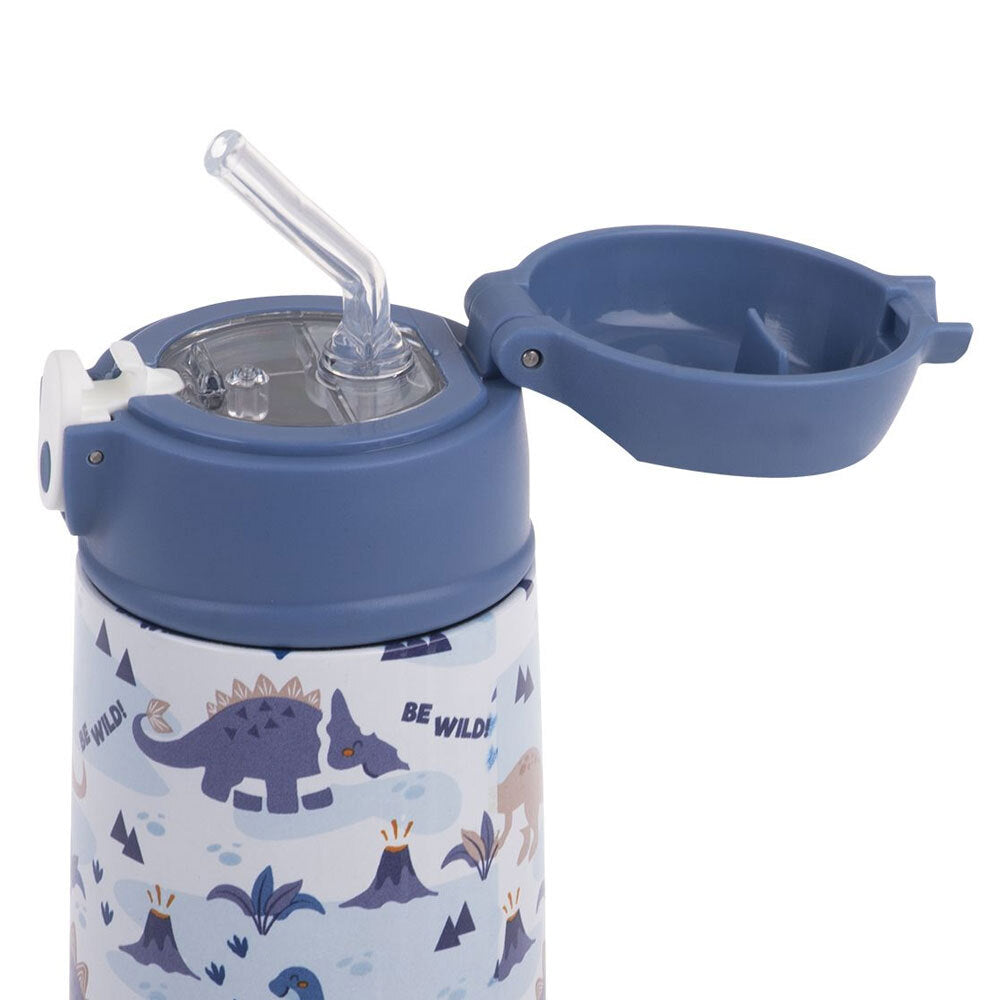 8875-1dsl-oasis-400ml-stainless-steel-double-wall-insulated-kids-bottle-dinosaur-land