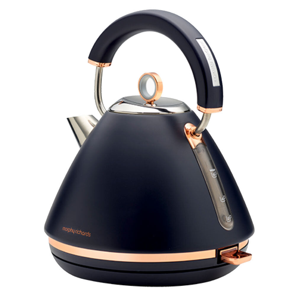 102041-morphy-richards-1-5l-accents-rose-gold-traditional-pyramid-kettle-midnight-blue