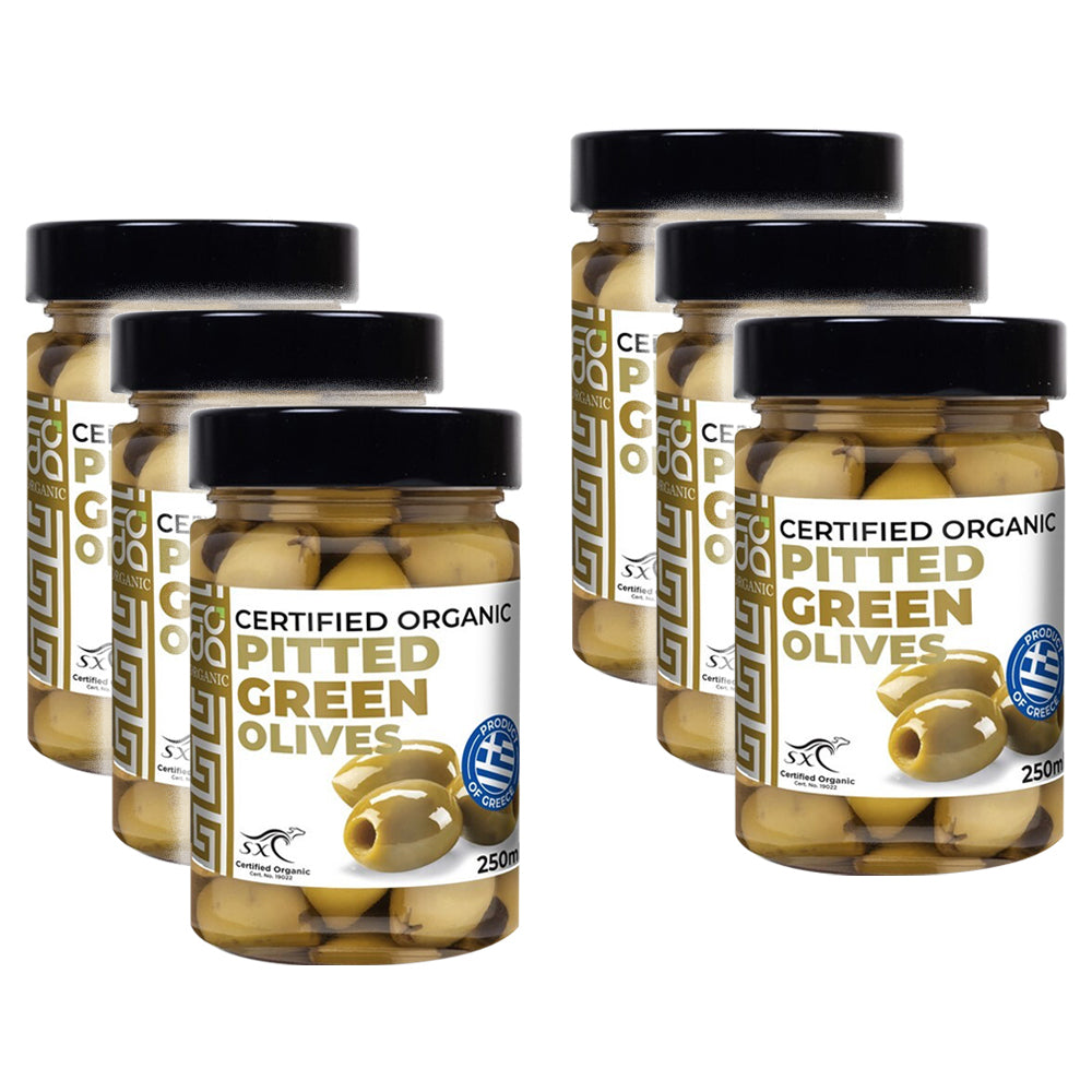 10227-6pc-foda-certified-organic-250ml-pitted-green-olives