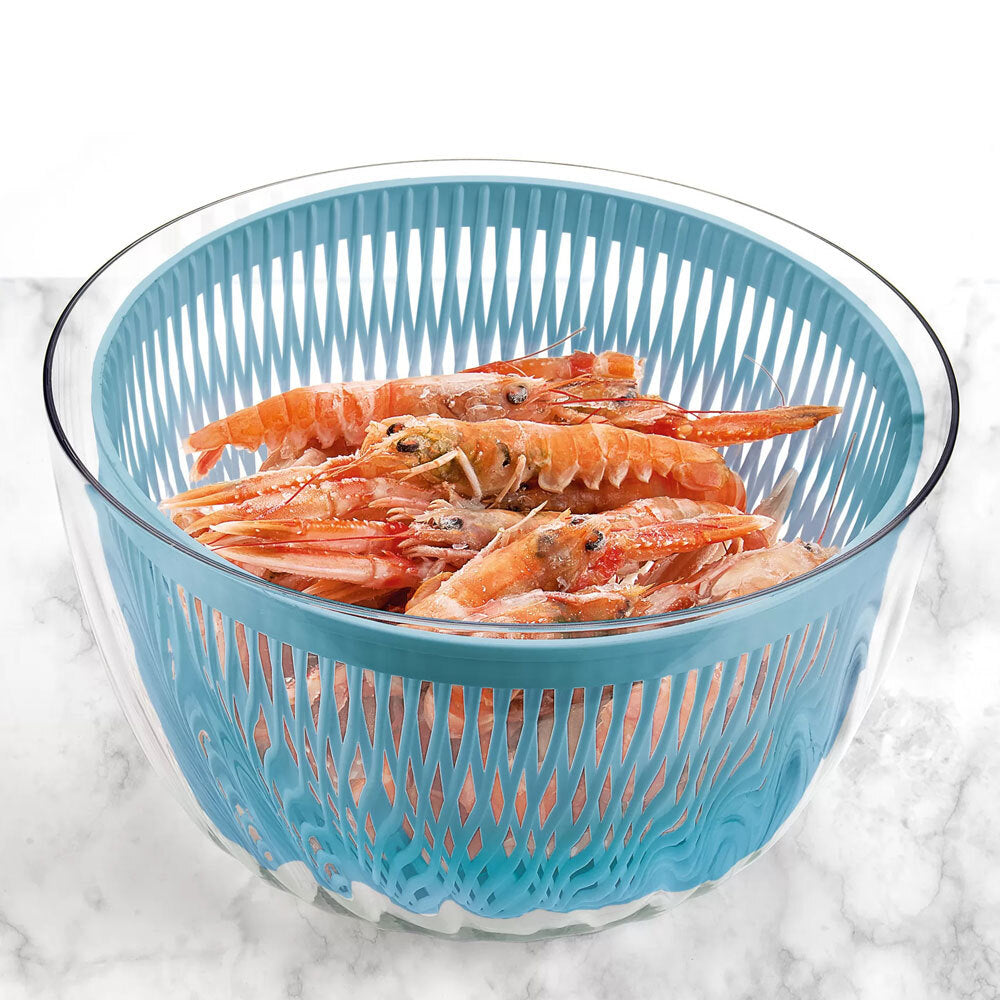 170900134-2a3-guzzini-26x19cm-salad-spinner-vegetable-dryer-w-lid-light-blue