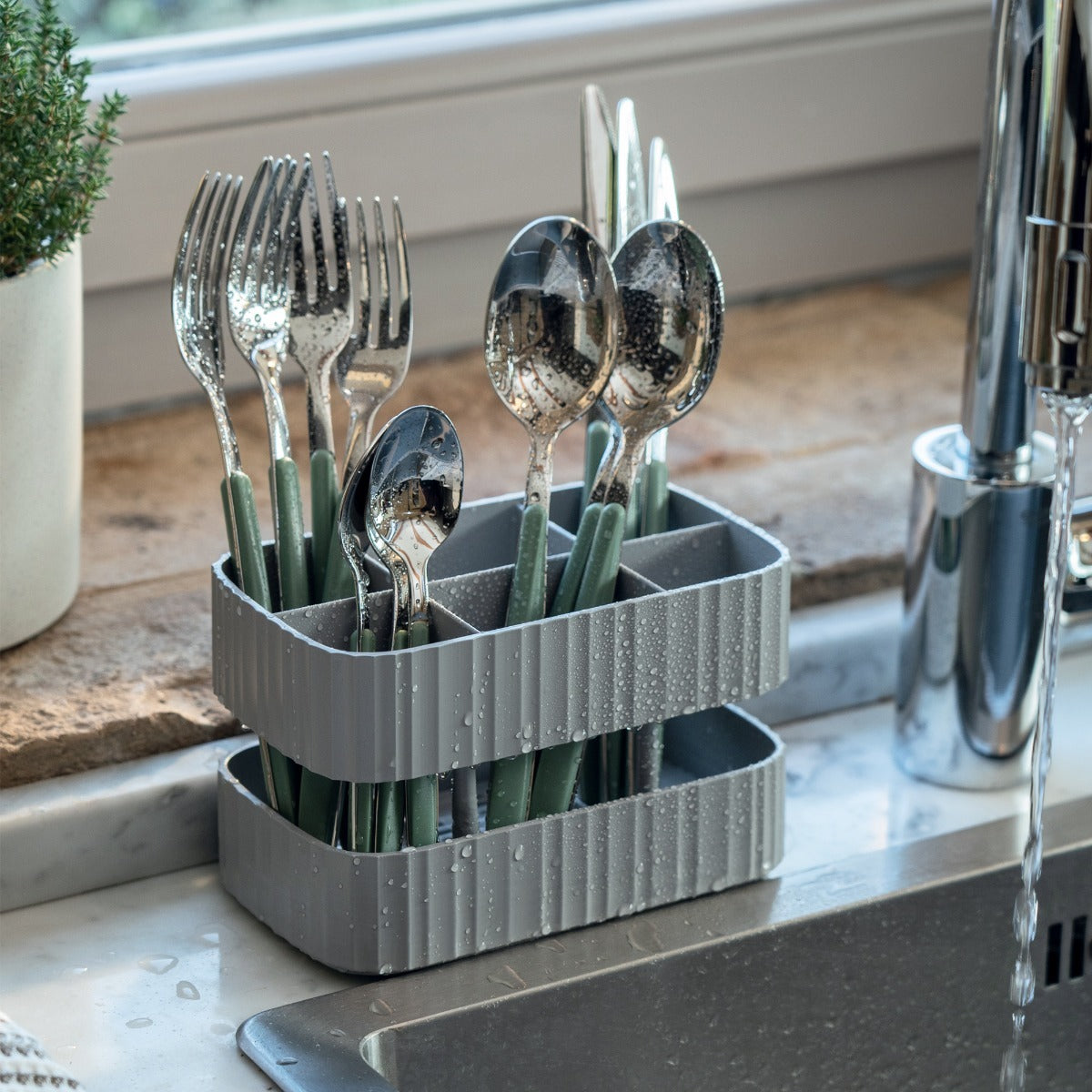 17820033-guzzini-eco-kitchen-drain-safe-cutlery-drainer-grey