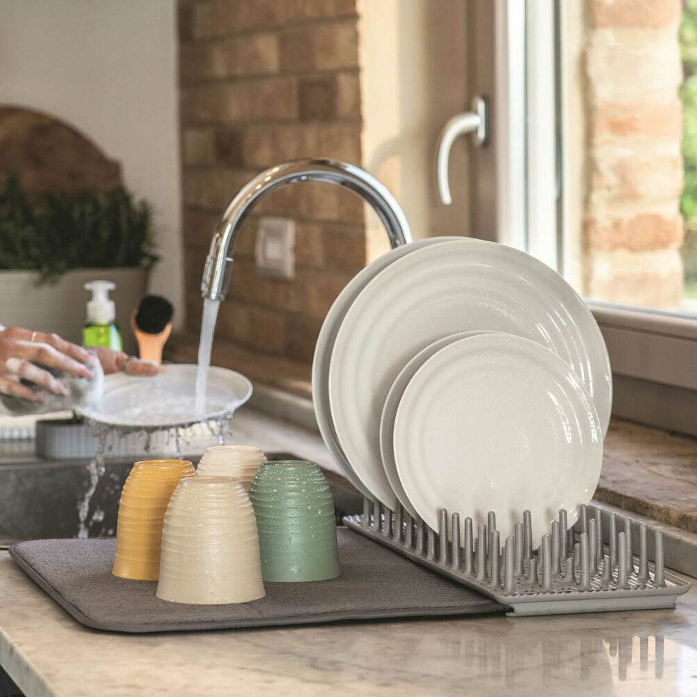 185800156-2b1-guzzini-55x42cm-dish-drainer-kitchen-utensil-rack-w-mat-white