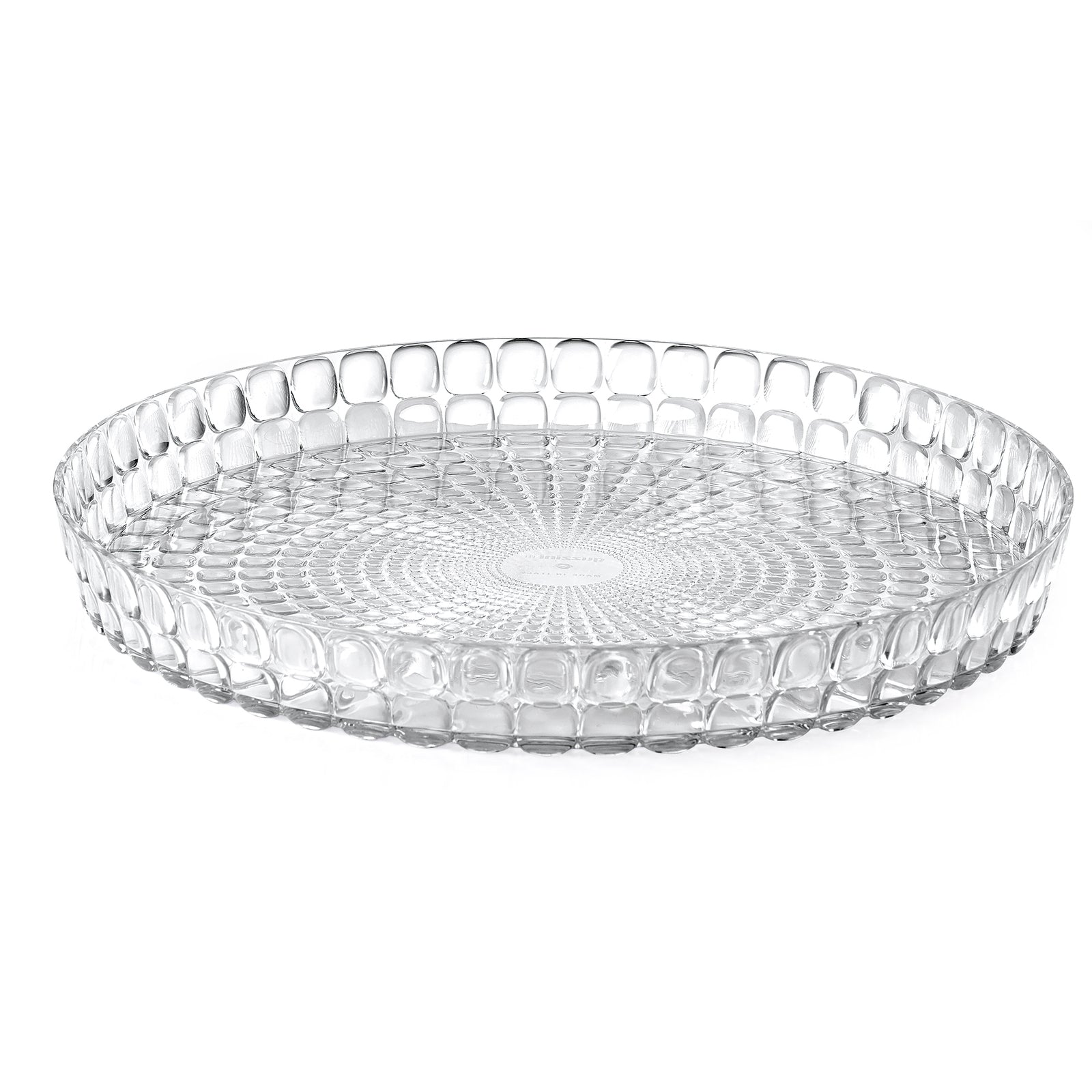 19890100-guzzini-tiffany-35-6cm-round-plastic-serving-tray-clear