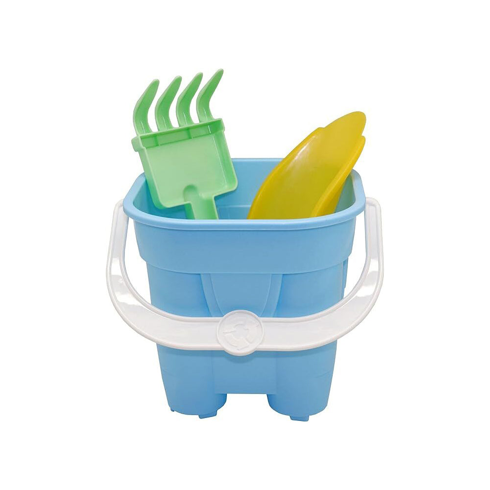 20992-re-playables-kids-childrens-sand-play-bucket-spade-rake-set-18m