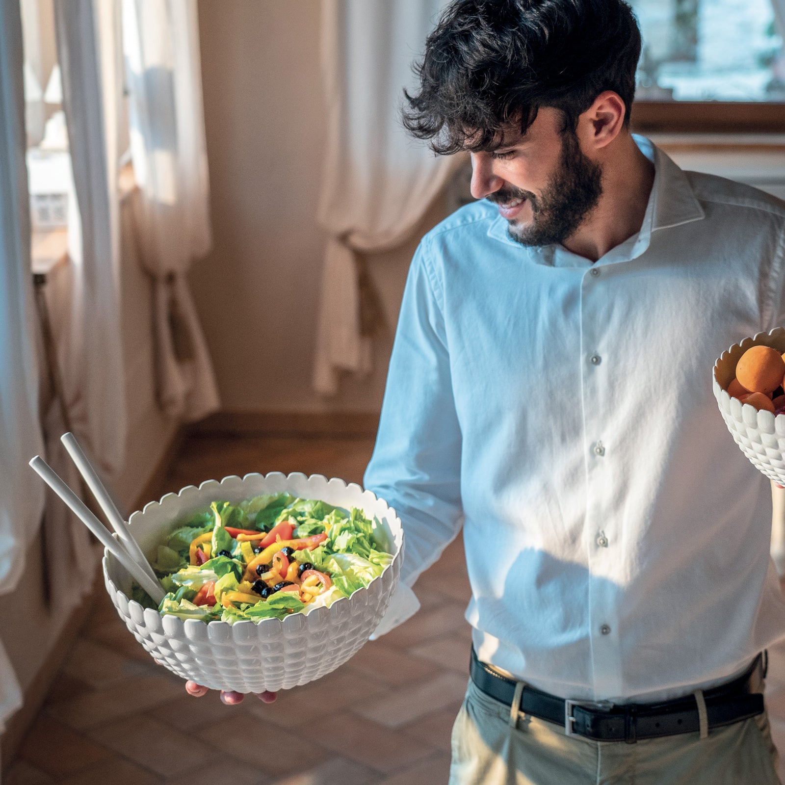 213830156-guzzini-tiffany-plastic-30cm-5l-food-bowl-xl-container-white