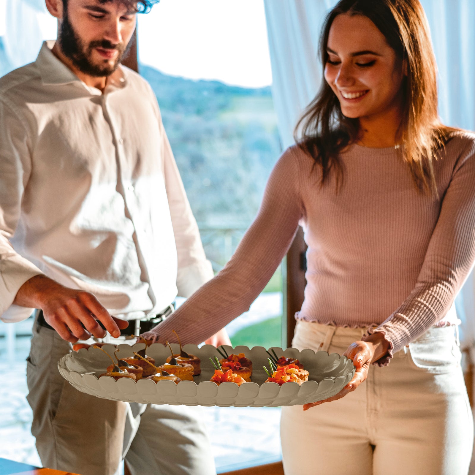 279601158-guzzini-tiffany-32cm-rectangle-serving-tray-medium-taupe