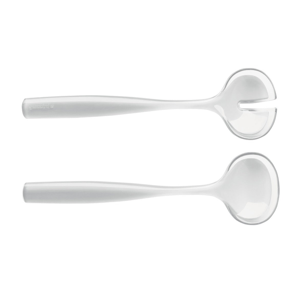 29730000-guzzini-grace-28-3cm-salad-servers-plastic-spoon-fork-clear