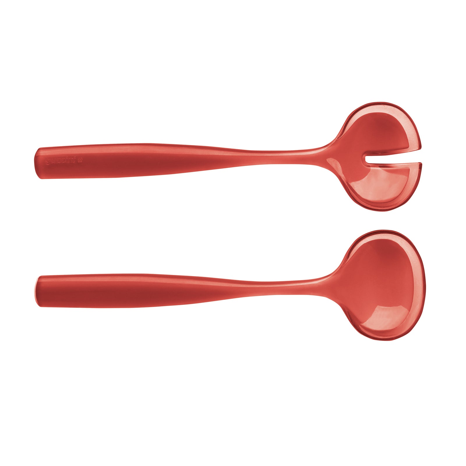 29730065-guzzini-grace-28-3cm-salad-servers-plastic-spoon-fork-red