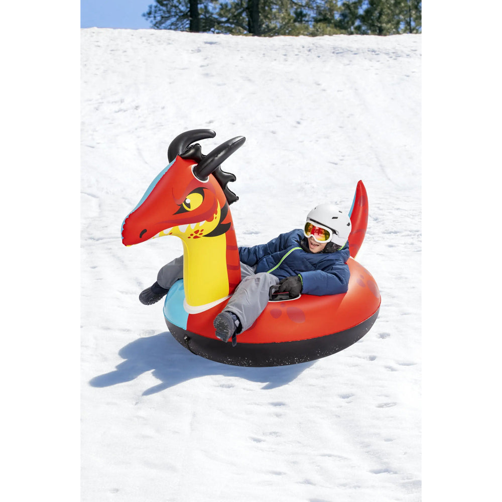 39096e-bestway-h2ogo-142cm-inflatable-dragon-fury-snow-tube-kids-children-6y