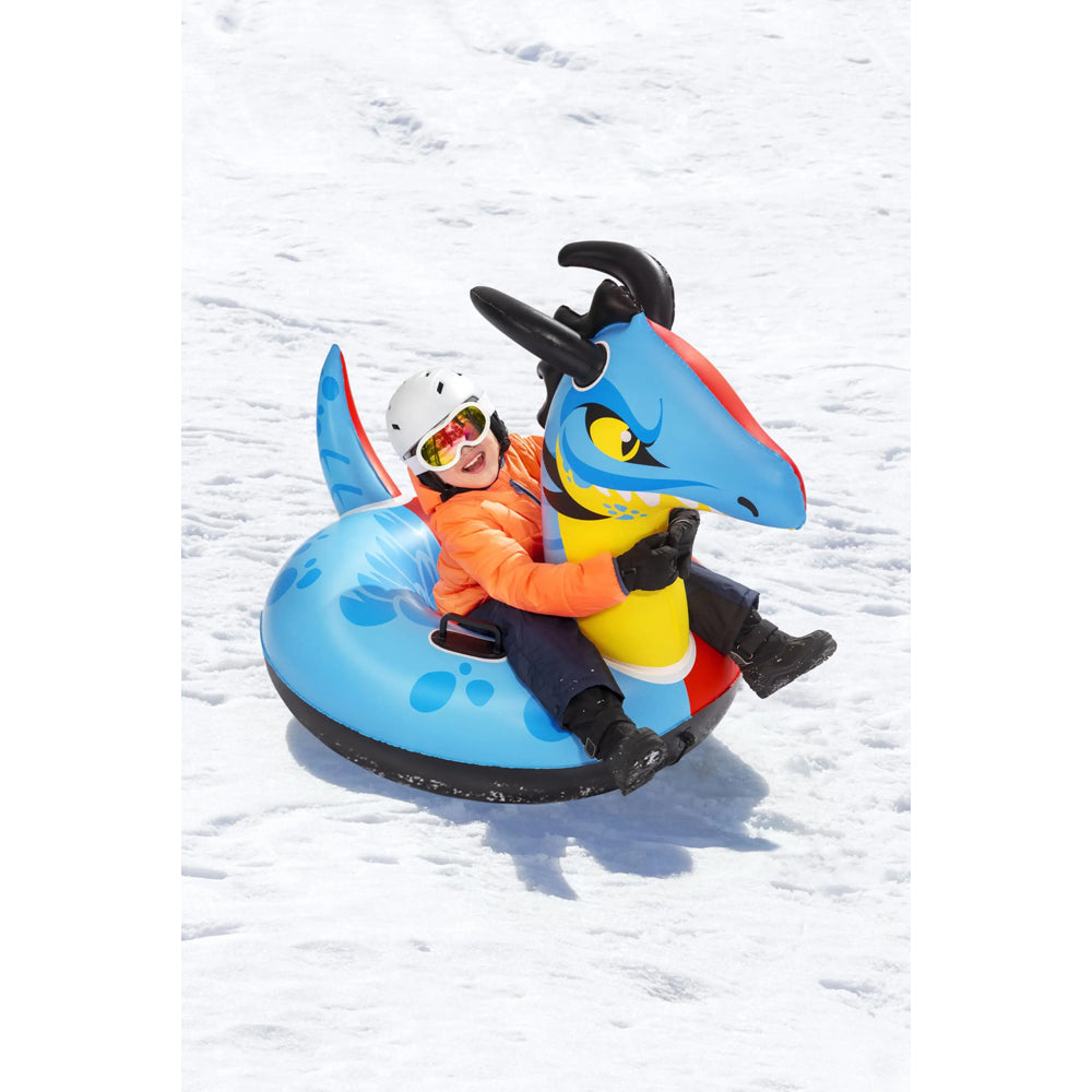39096e-bestway-h2ogo-142cm-inflatable-dragon-fury-snow-tube-kids-children-6y