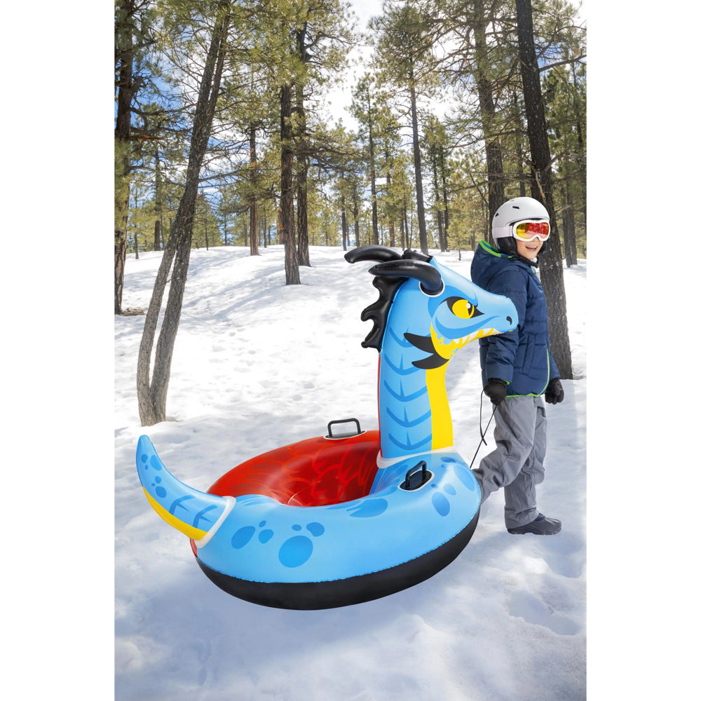 39096e-bestway-h2ogo-142cm-inflatable-dragon-fury-snow-tube-kids-children-6y