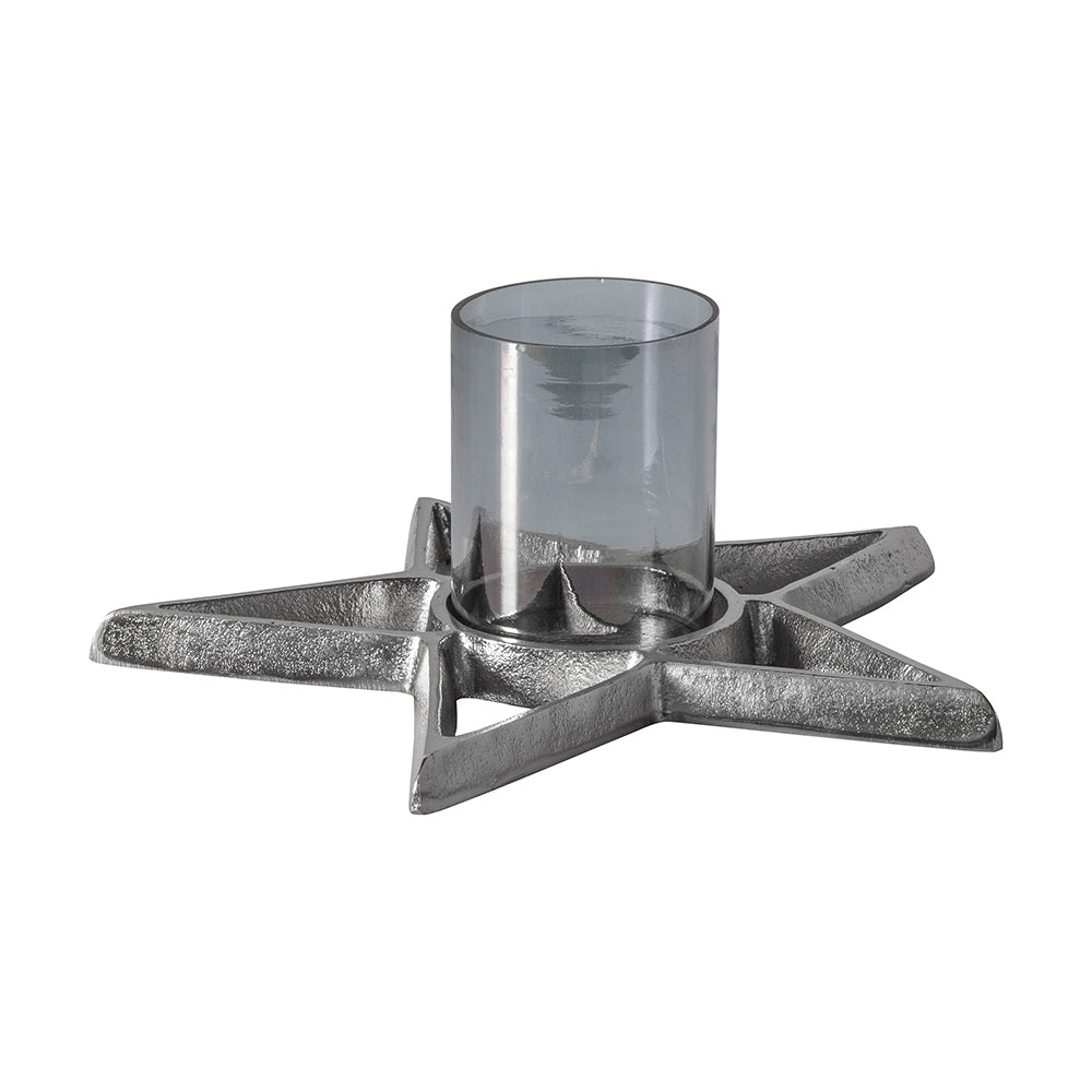 5059413392498-hudson-living-26cm-metal-star-candle-holder-w-glass-cylinder-silver