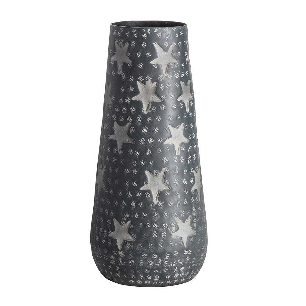 5059413392955-hudson-living-brezno-aluminium-36cm-star-vase-grey