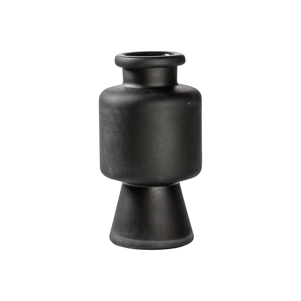 5059413397844-hudson-living-leclerc-21-5cm-frosted-glass-vase-small-black