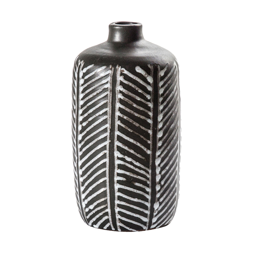 5059413398285-hudson-living-curillo-21x11cm-stoneware-vase-black