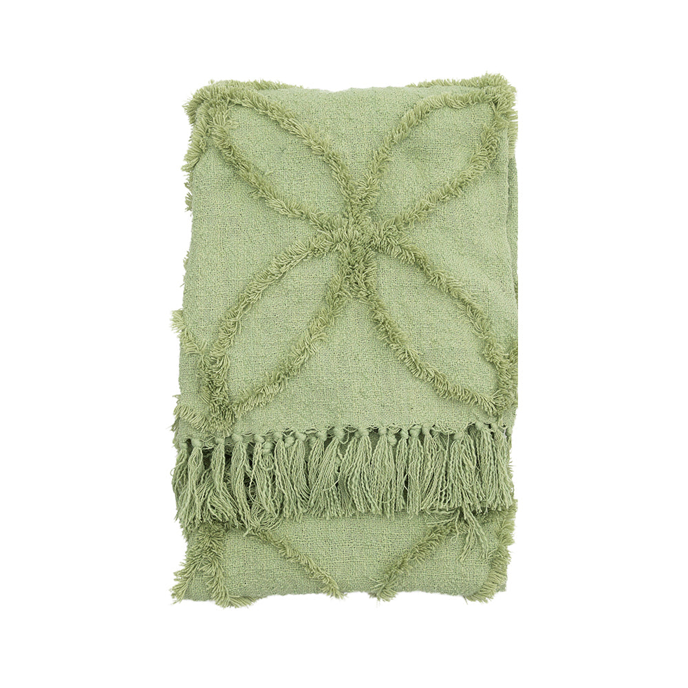 5059413691171-hudson-living-simply-green-130x170cmn-miami-tufted-throw-green