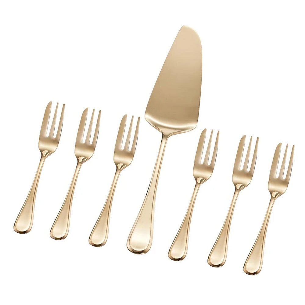 50846-7pc-stanley-rogers-chelsea-gold-cake-serving-set-stainless-steel