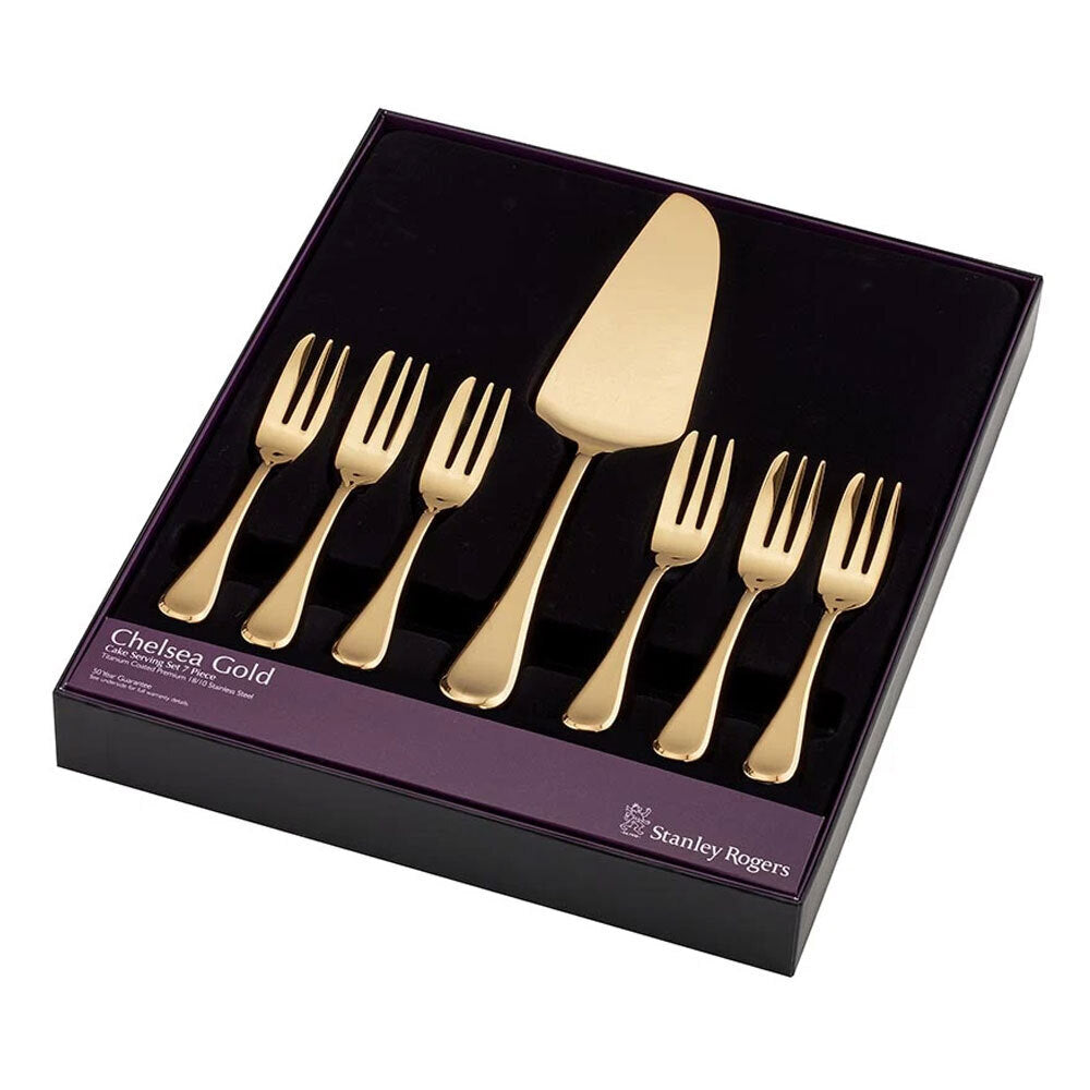50846-7pc-stanley-rogers-chelsea-gold-cake-serving-set-stainless-steel