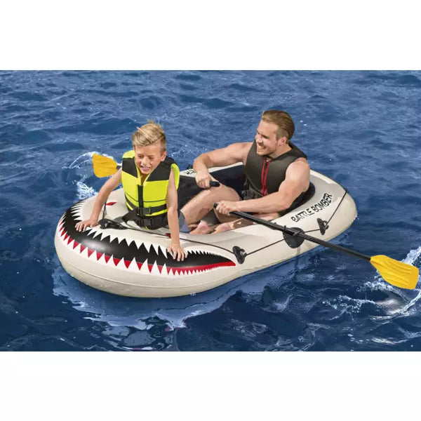 61108-bestway-inflatable-196cm-battle-bomber-raft-set-6y