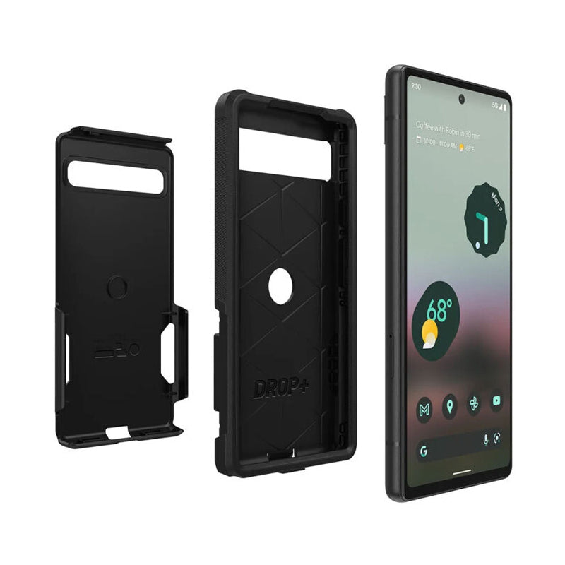 77-88019-otterbox-commuter-phone-case-cover-for-google-pixel-6a-black