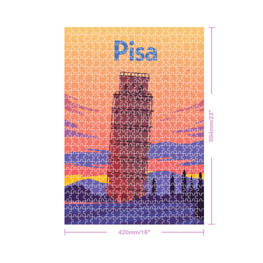 Elevate The Travel Series 500pc Jigsaw Puzzle: Pisa 12y+