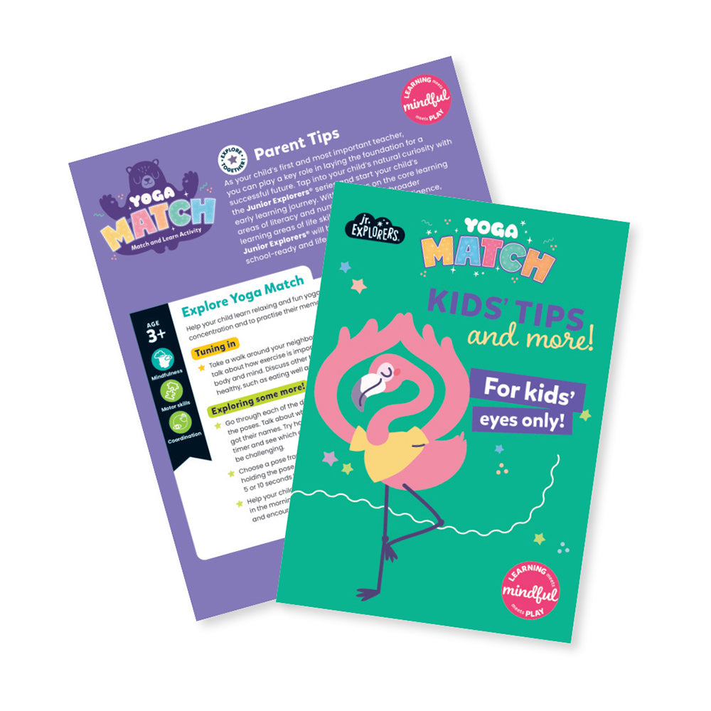 Junior Explorers Yoga Match Educational Activity Set 3y+