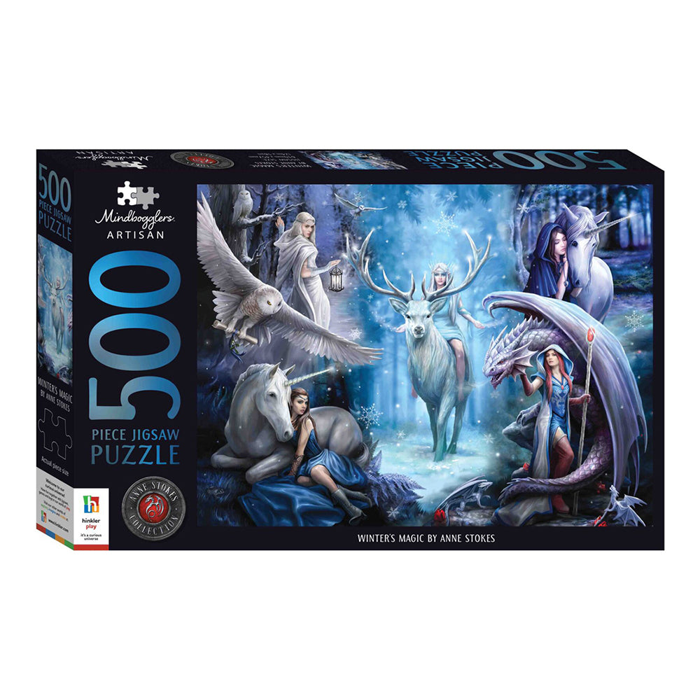 500pc Mindbogglers Artisan 61x46cm Jigsaw Puzzle - Winter's Magic