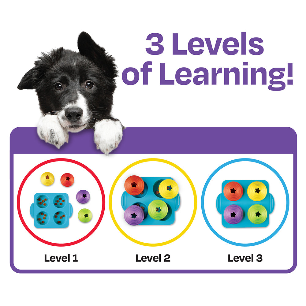 Brightkins Cupcake Party Dog/Pet Treat Dispenser Puzzle/Toy Assorted