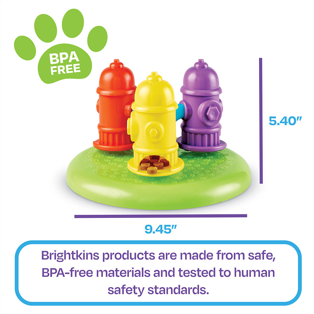Brightkins Spinning Hydrants Dog/Pet Treat Dispenser Puzzle/Toy Assorted