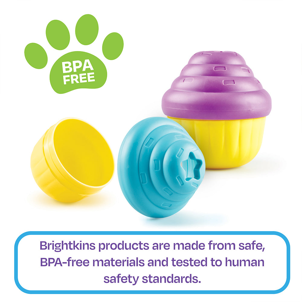 Brightkins Small Cupcake Dog/Pet Treat Dispenser Puzzle/Toy Assorted