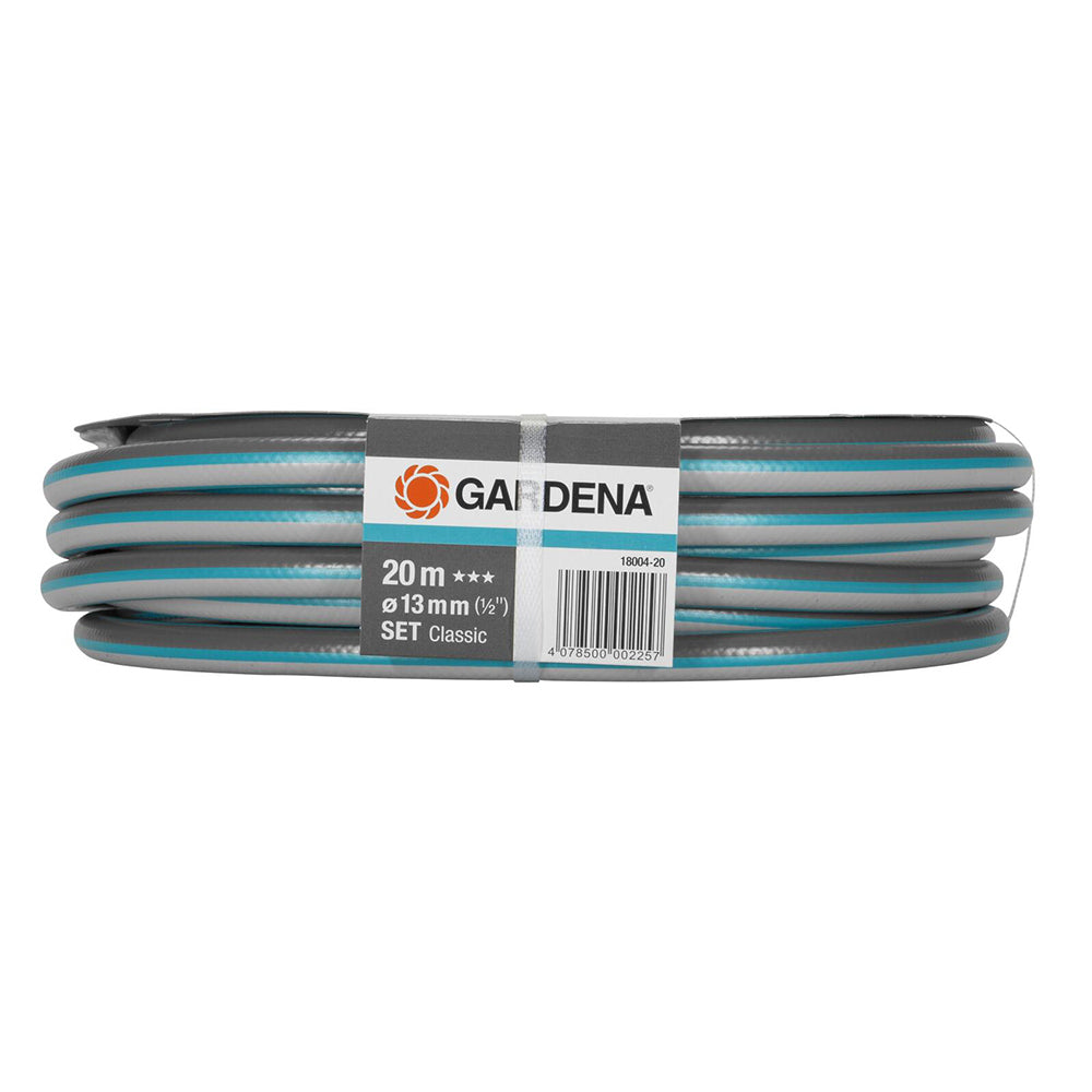 Gardena 18004-20 Classic Frost/UV Resistant Garden Hose Set 13mm x 20m