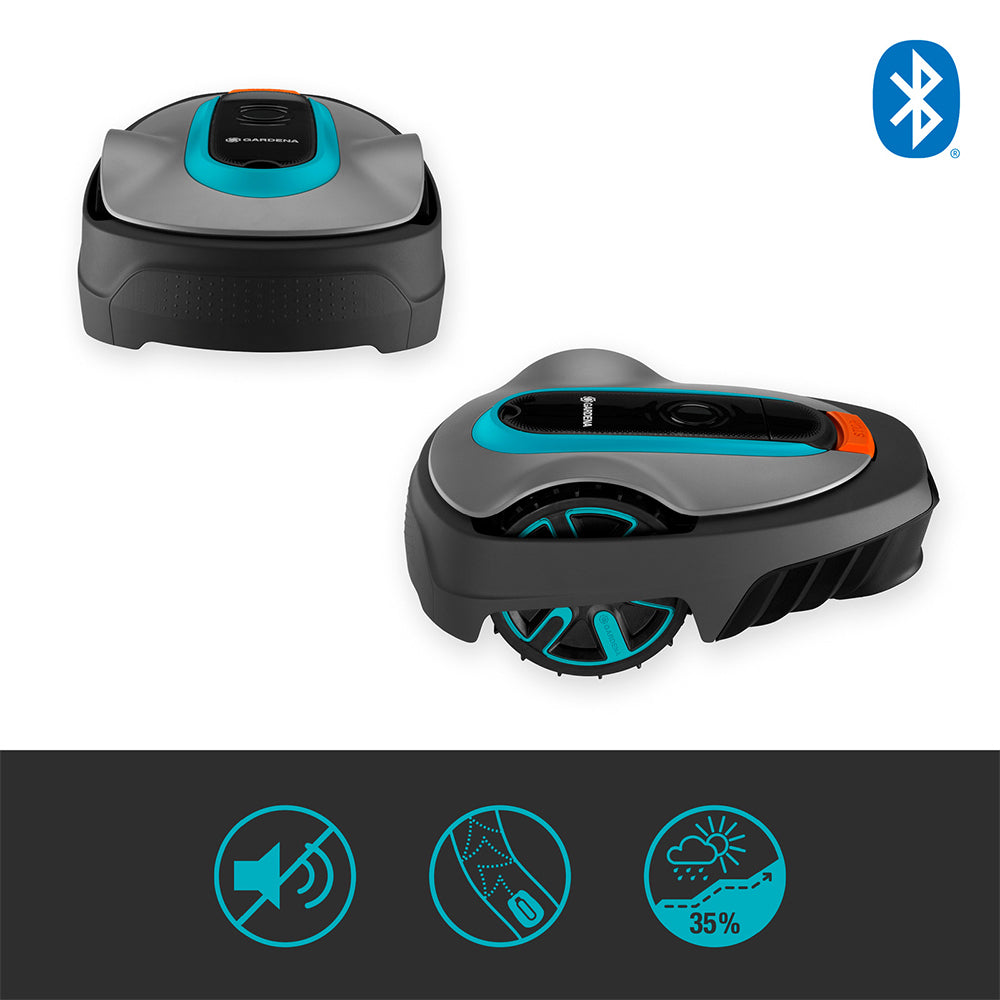Gardena 15001-38 Sileno City 250 Bluetooth Robotic Lawn Mower