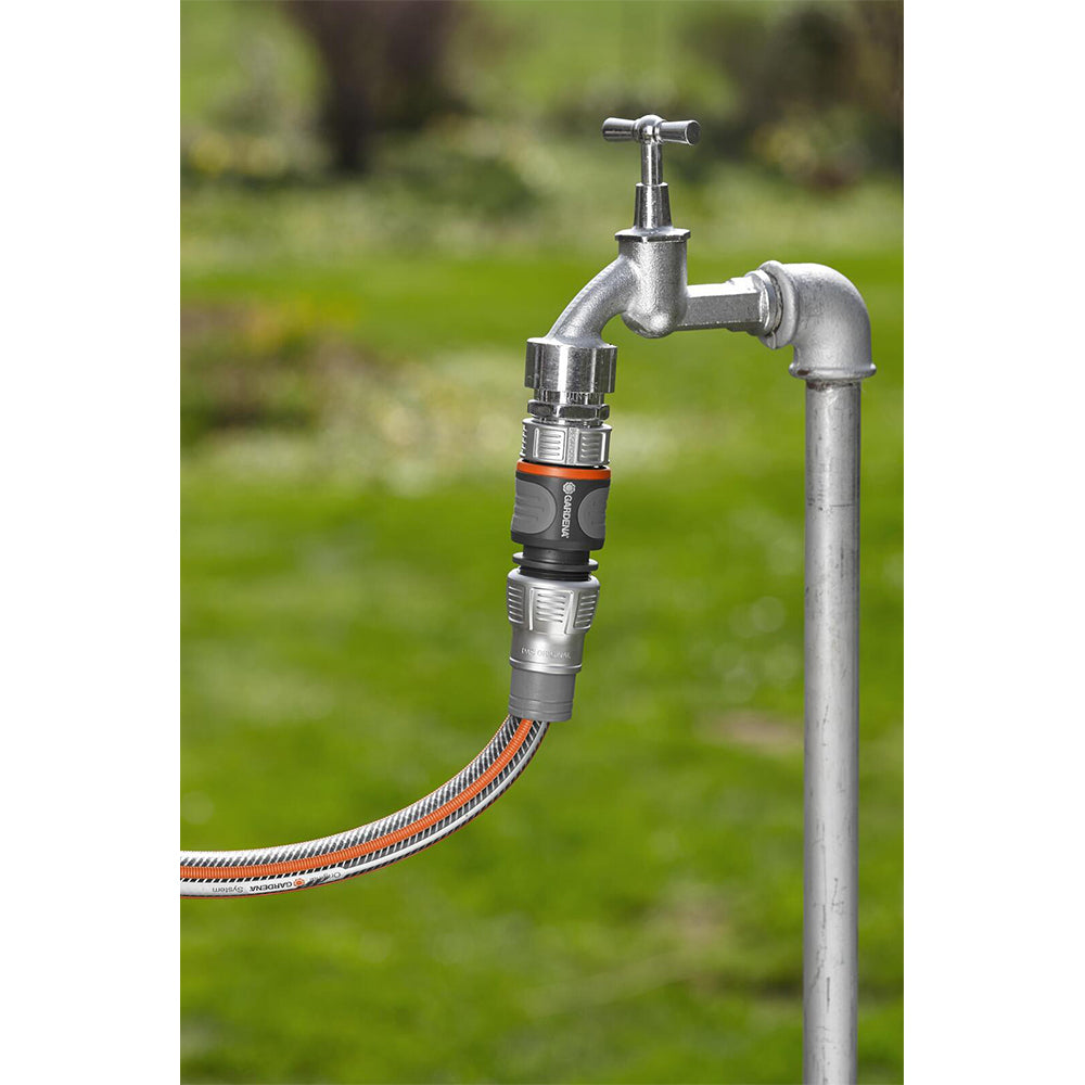 Gardena 18255-20 Premium Water Stop Hose Connector 19mm