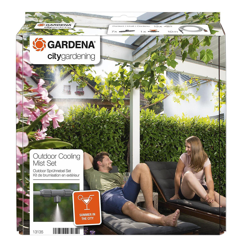 Gardena 13135-20 Cooling Mist Outdoor Water Sprayer Garden Set