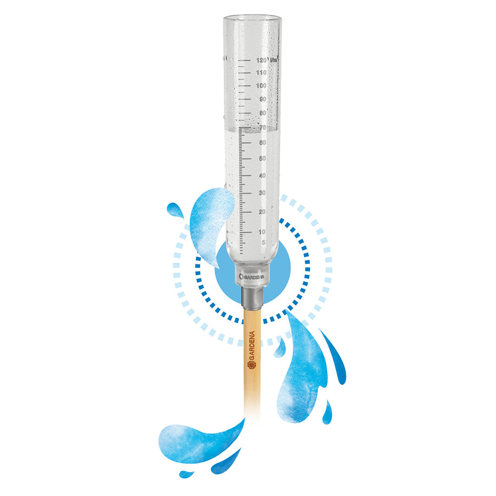 Gardena 11340-20 Clickup Outdoor Garden Rain Gauge