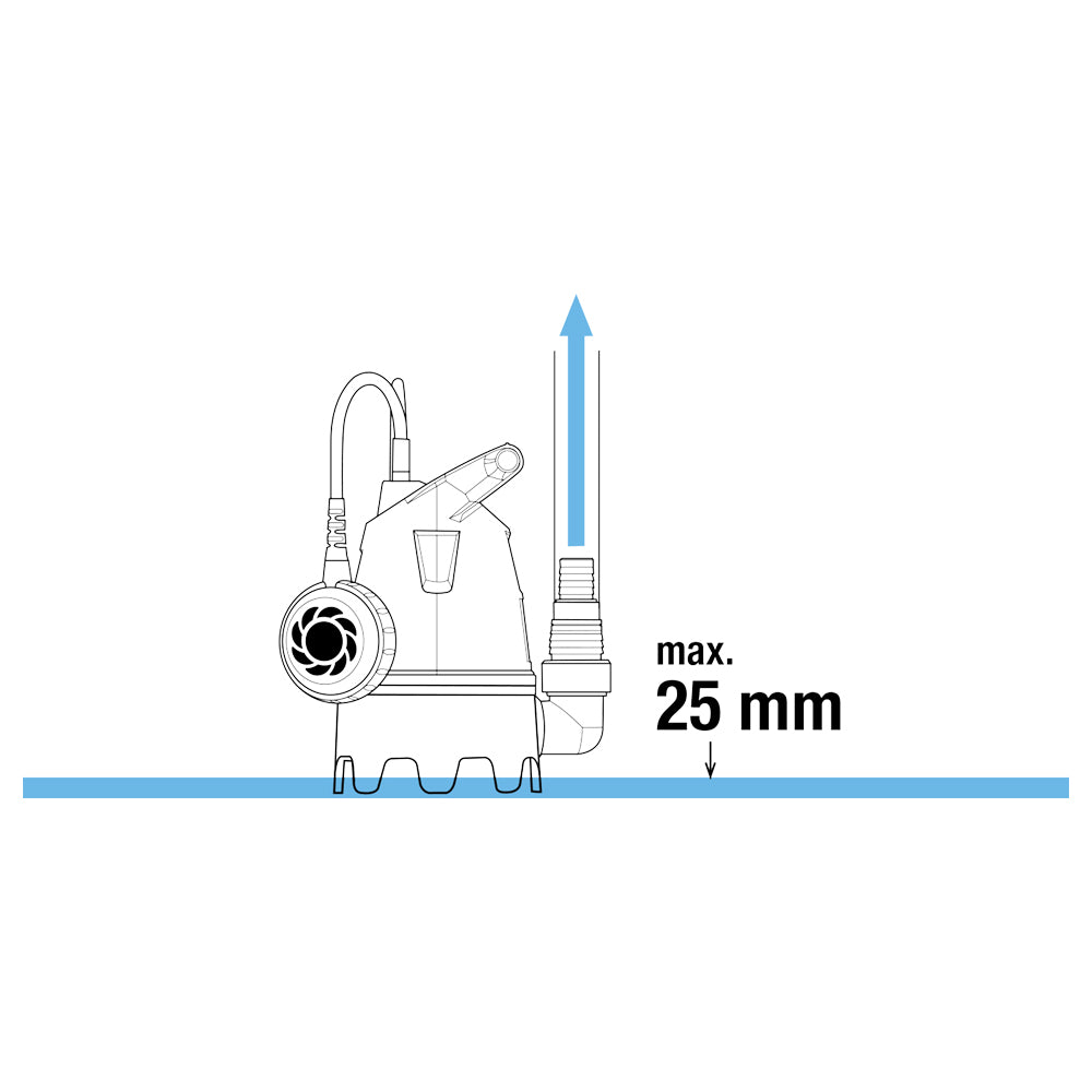Gardena 9006-52 Submersible Dirty Water Draining Pump